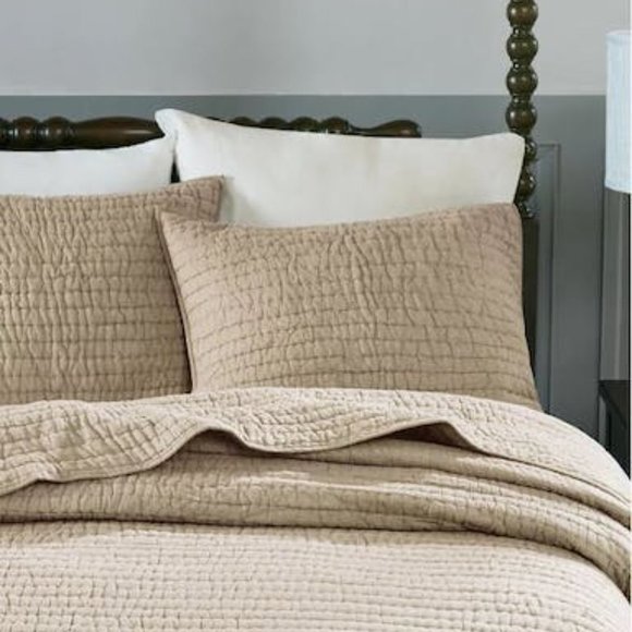 MADISON Park Signature Serene Quilted Cotton 3-PC. Coverlet Set, King - Picture 3 of 4